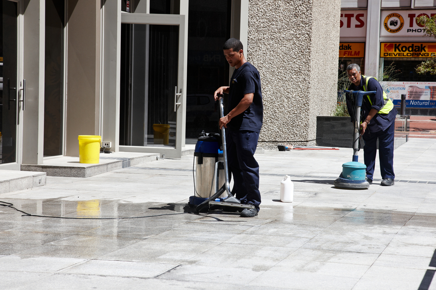 Tile and Grout Cleaning for a commercial property in Richmond Hill 